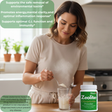 Zeolite Detox Powder | Ultra FINE Less-Than 1 µm | Clinoptilolite 95% | for Full Body Cleanse, Gut Health, Energy, Immune & pH Support | Natural Mineral | 8oz (225 g)