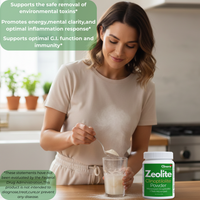 Zeolite Detox Powder | Ultra FINE Less-Than 1 µm | Clinoptilolite 95% | for Full Body Cleanse, Gut Health, Energy, Immune & pH Support | Natural Mineral | 8oz (225 g)
