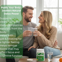 Clinora Zeolite Detox Powder | Ultra FINE Less-Than 1 µm | Clinoptilolite 95% | High Purity | for Full Body Cleanse | Gut Health | Energy | Immune & pH Support | Natural Mineral | 1 lb (454g)