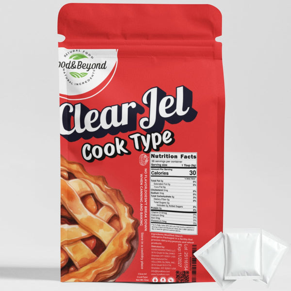 Clear Jel Cook Type | For Baking | Canning | Cooking | Pie Filling | Modified Food Starch | 38 Individual 0,32 oz (9g) Sachets