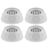PowerPath Anti-Vibration Pads for Washing Machine – 4 Pack Rubber Shock Absorbing Feet, Noise Reduction and Floor Protection, Universal Non-Slip Washer Dryer Pedestal Stabilizer