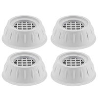 PowerPath Anti-Vibration Pads for Washing Machine – 4 Pack Rubber Shock Absorbing Feet, Noise Reduction and Floor Protection, Universal Non-Slip Washer Dryer Pedestal Stabilizer