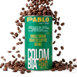 PABLO ARTISAN Colombia Supremo 18 Single Origin Roasted Coffee Beans | 100% Arabica, Apple & Honey Tasting Notes, Medium Body & Lively Acidity | 12 oz (340g)