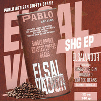 Pablo Artisan El Salvador Coffee | Medium Roast |12oz Whole Bean | Premium Single Origin Arabica